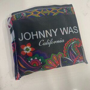 Johnny Was California Reuseable Boho Nylon Tote Bag